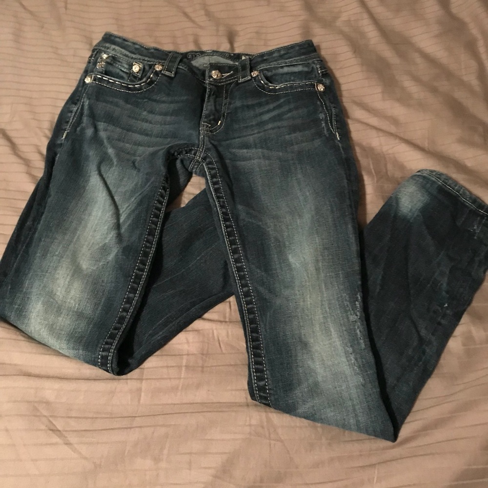 Straight Leg Miss Me Jeans